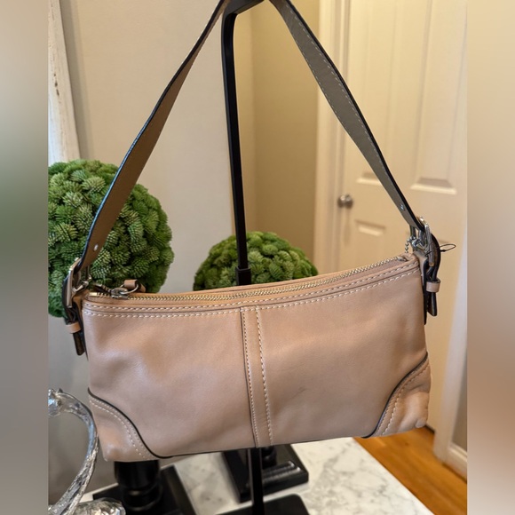 Coach - Hamptons Demi Baguette Shoulder Bag - Camel 2007 #11955 - Picture 2 of 14